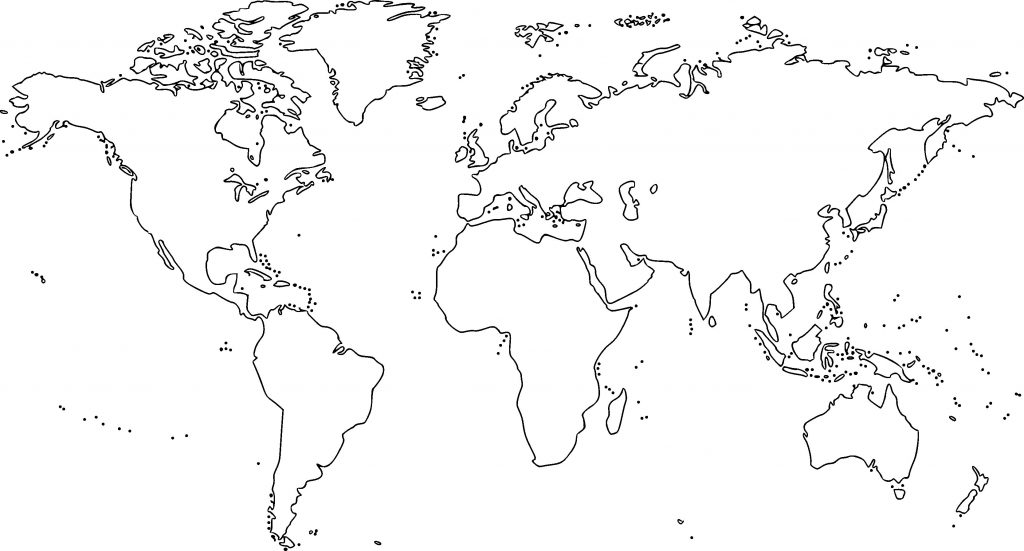 mapa mundi mudo blanco